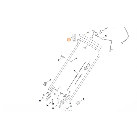STIHL  Naklejka 6371 967 4401